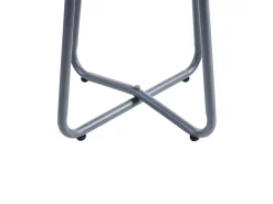 Set da giardino con tavolo 2 posti PASTO Metallo Grigio scuro