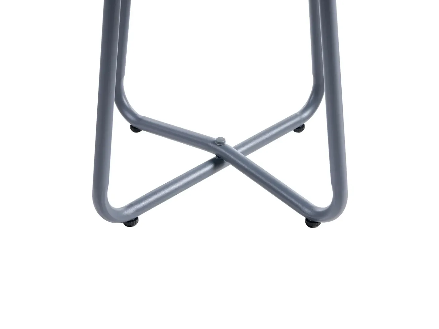 Set da giardino con tavolo 2 posti PASTO Metallo Grigio scuro