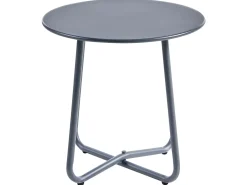 Set da giardino con tavolo 2 posti PASTO Metallo Grigio scuro