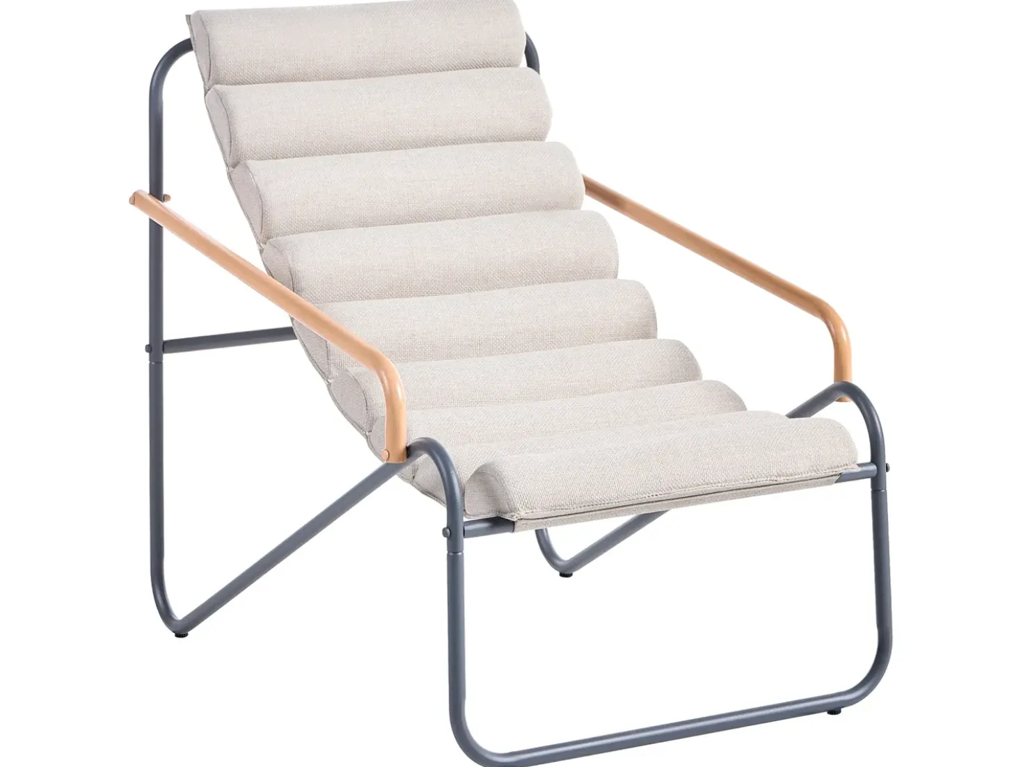 Set da giardino con tavolo 2 posti PASTO Metallo Grigio scuro