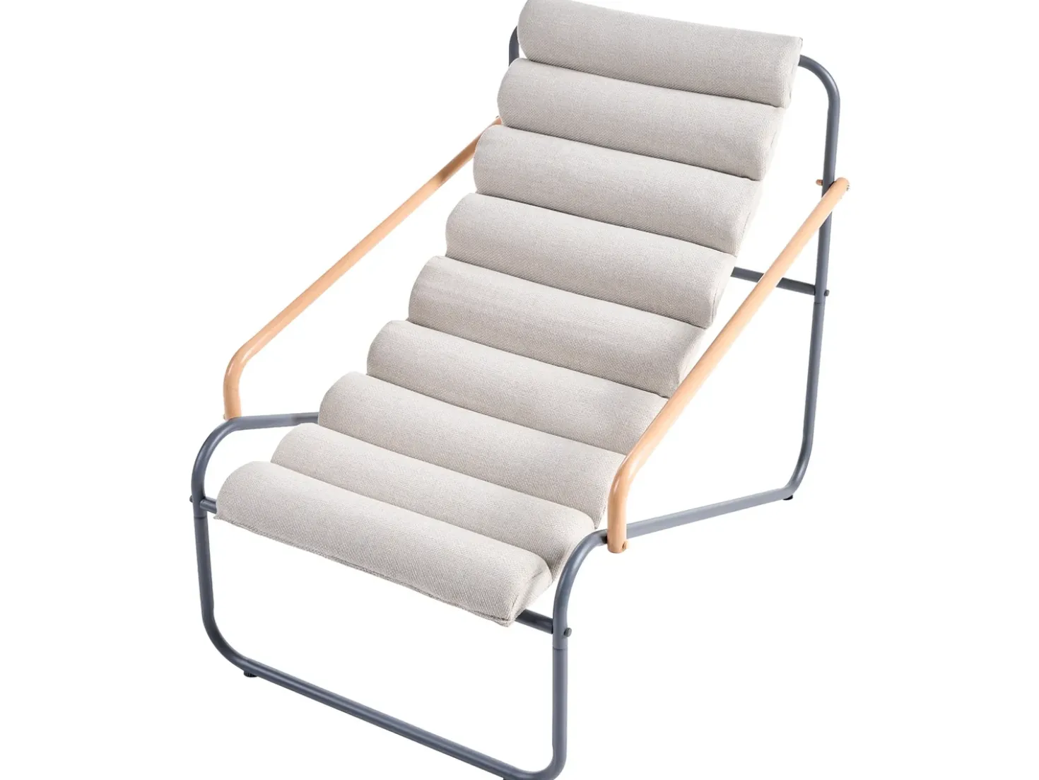 Set da giardino con tavolo 2 posti PASTO Metallo Grigio scuro