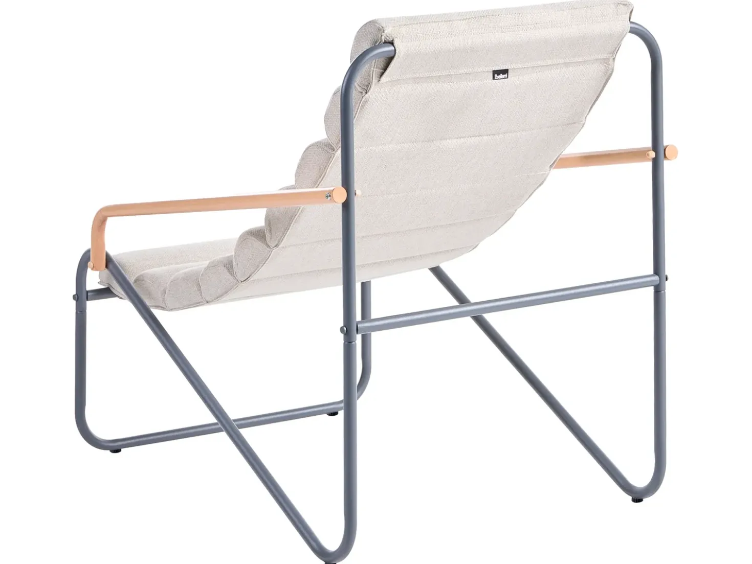 Set da giardino con tavolo 2 posti PASTO Metallo Grigio scuro