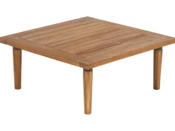 Set da giardino con tavolo 4 posti FRASCATI Modulare Legno di acacia certificato Grigio chiaro