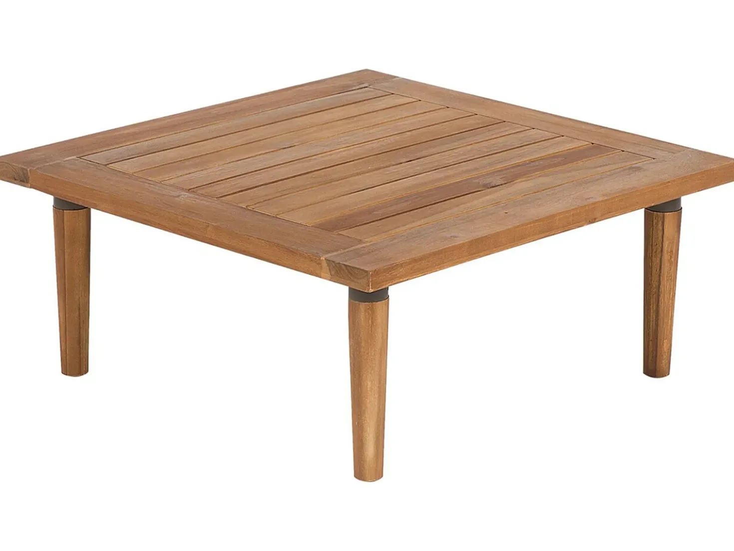 Set da giardino con tavolo 4 posti FRASCATI Modulare Legno di acacia certificato Grigio chiaro