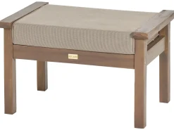 Set da giardino con tavolo 4 posti MANILA Legno d'acacia Marrone scuro