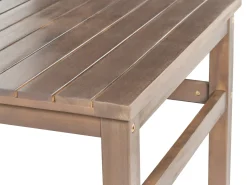 Set da giardino con tavolo 4 posti MANILA Legno d'acacia Marrone scuro