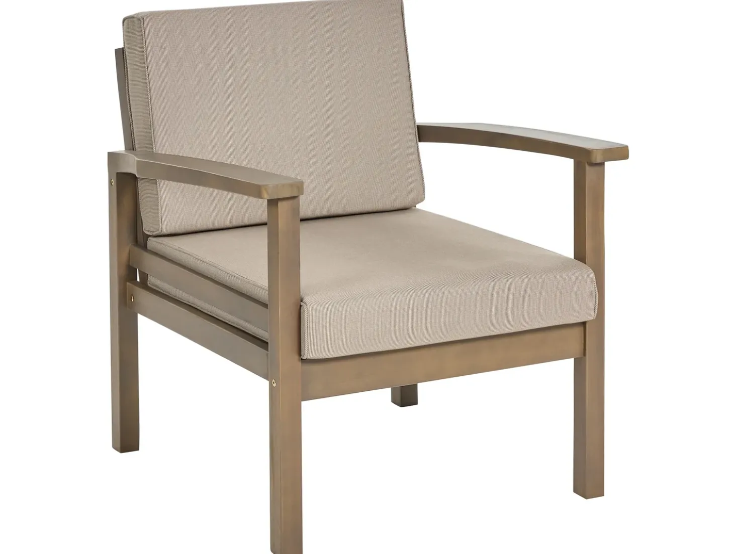 Set da giardino con tavolo 4 posti MANILA Legno d'acacia Marrone scuro