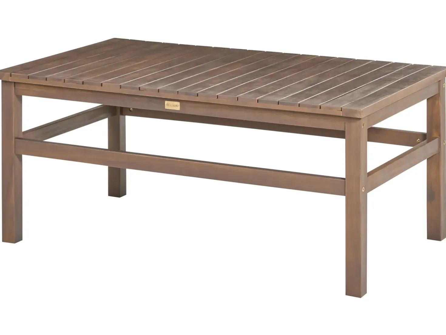 Set da giardino con tavolo 4 posti MANILA Legno d'acacia Marrone scuro