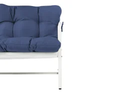 Set da giardino con tavolo 4 posti GARDA Metallo Blu