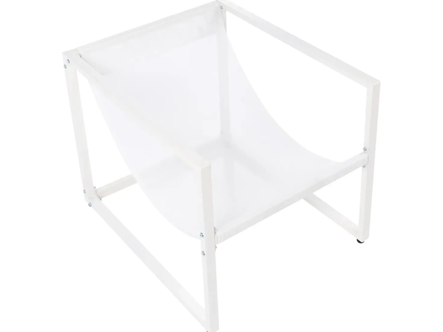 Set da giardino con tavolo 4 posti GARDA Metallo Blu