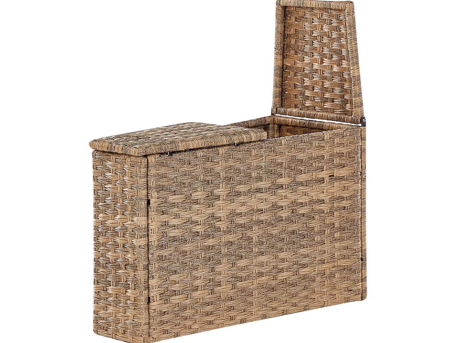 Set da giardino con tavolo 9 posti SEVERO Rattan sintetico (PE) Marrone dorato