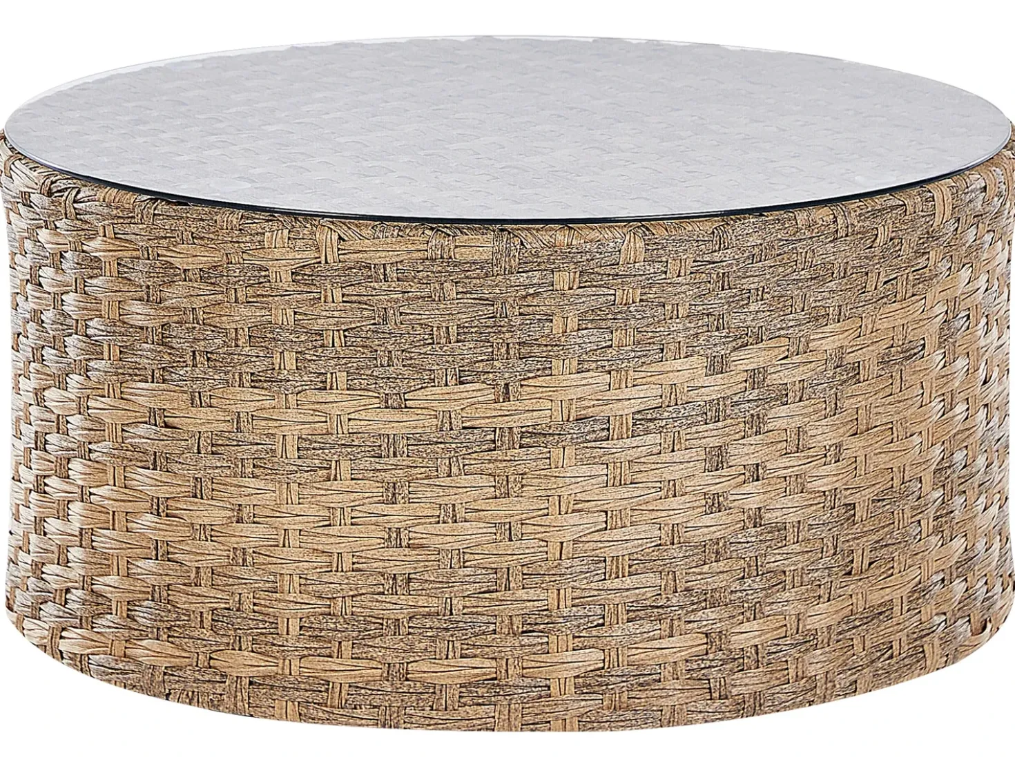 Set da giardino con tavolo 9 posti SEVERO Rattan sintetico (PE) Marrone dorato