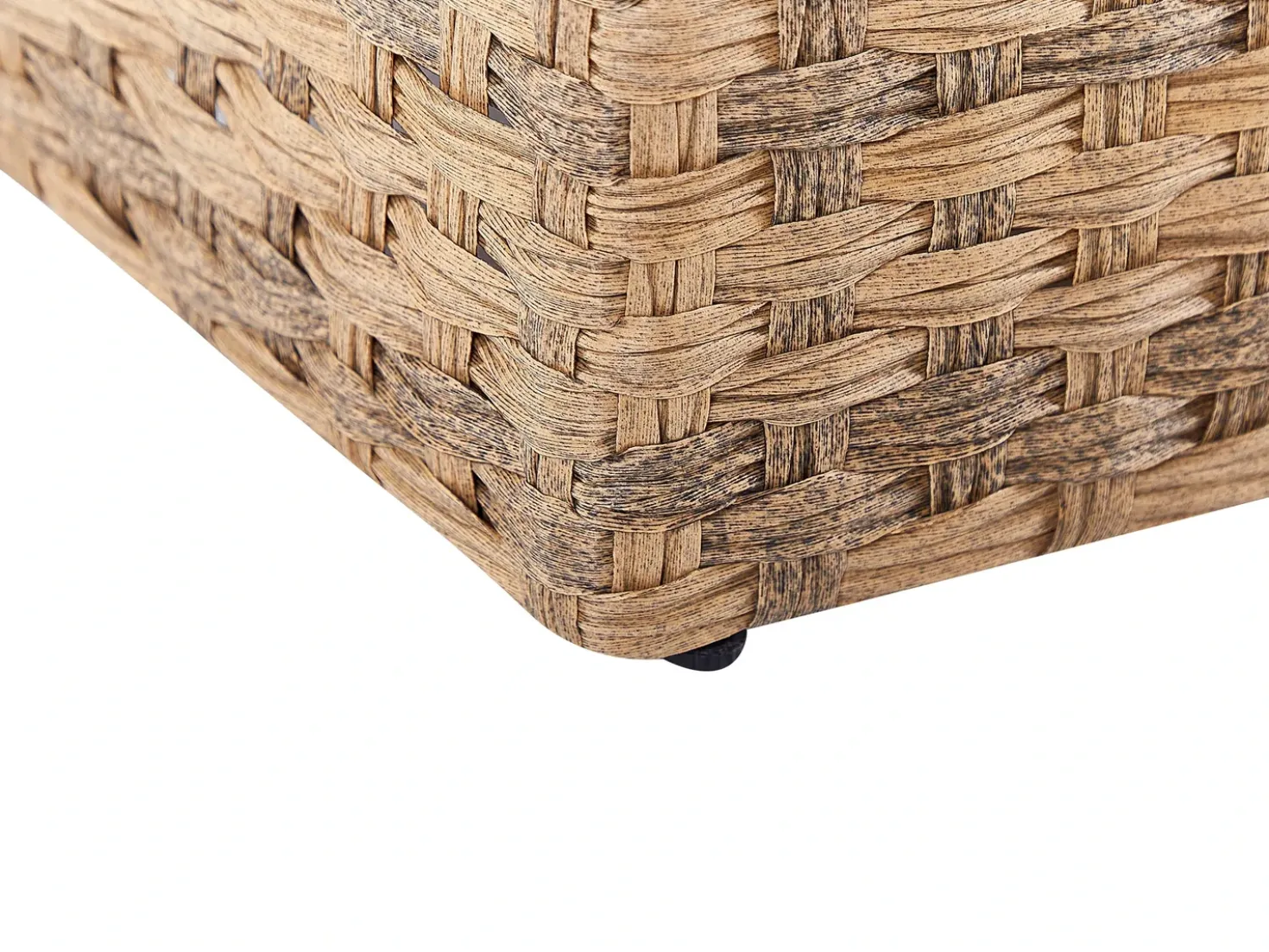 Set da giardino con tavolo 9 posti SEVERO Rattan sintetico (PE) Marrone dorato