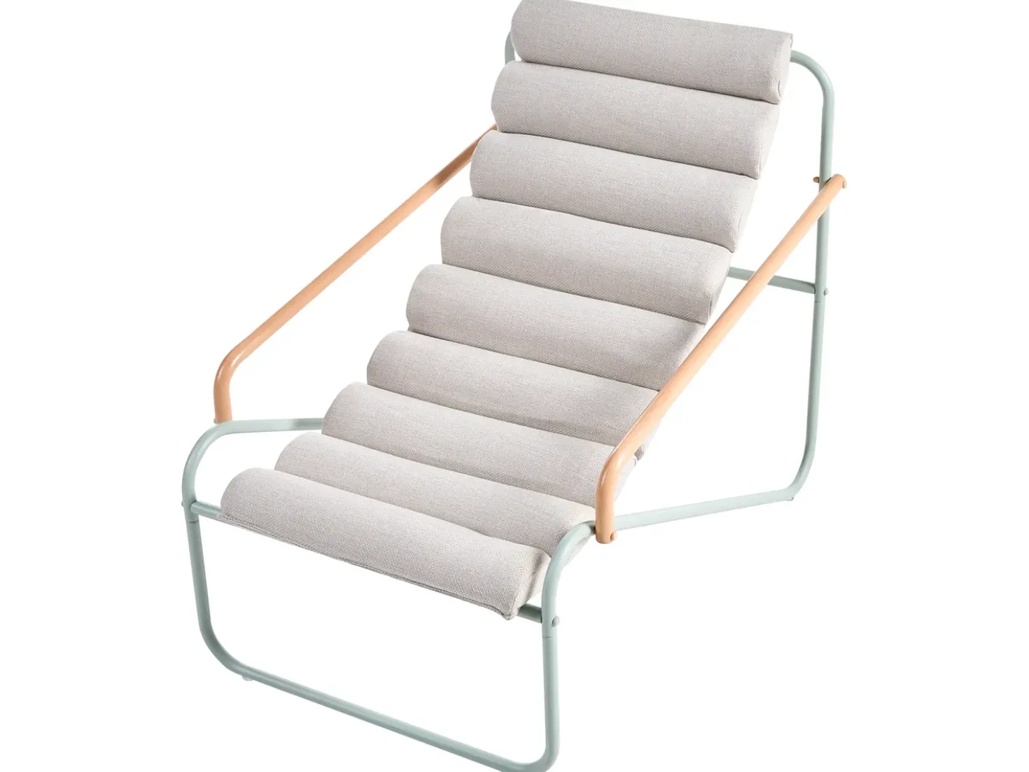 Set da giardino con tavolo 2 posti PASTO Metallo Verde menta