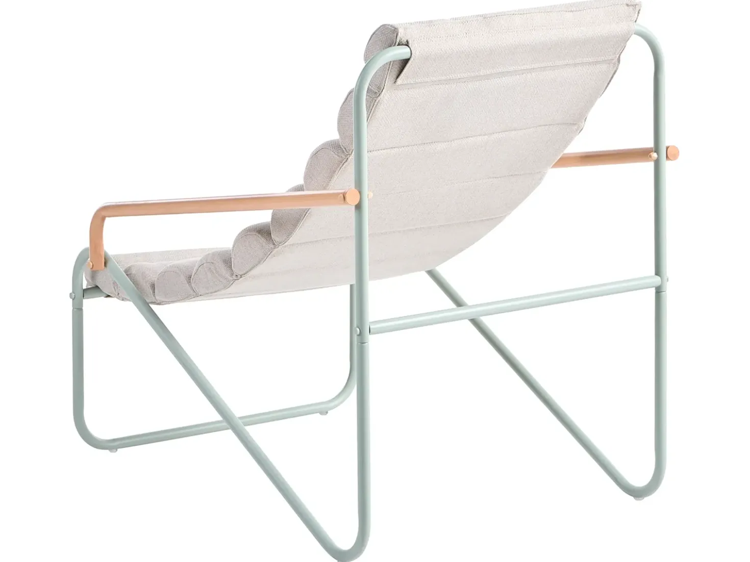 Set da giardino con tavolo 2 posti PASTO Metallo Verde menta