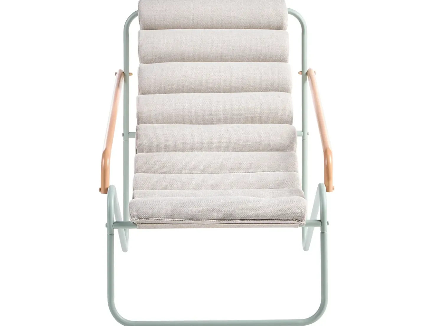 Set da giardino con tavolo 2 posti PASTO Metallo Verde menta