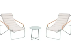 Set da giardino con tavolo 2 posti PASTO Metallo Verde menta