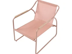 Set da giardino con tavolo 4 posti CALASCIO Metallo Marrone