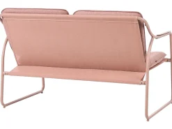 Set da giardino con tavolo 4 posti CALASCIO Metallo Marrone