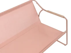Set da giardino con tavolo 4 posti CALASCIO Metallo Marrone