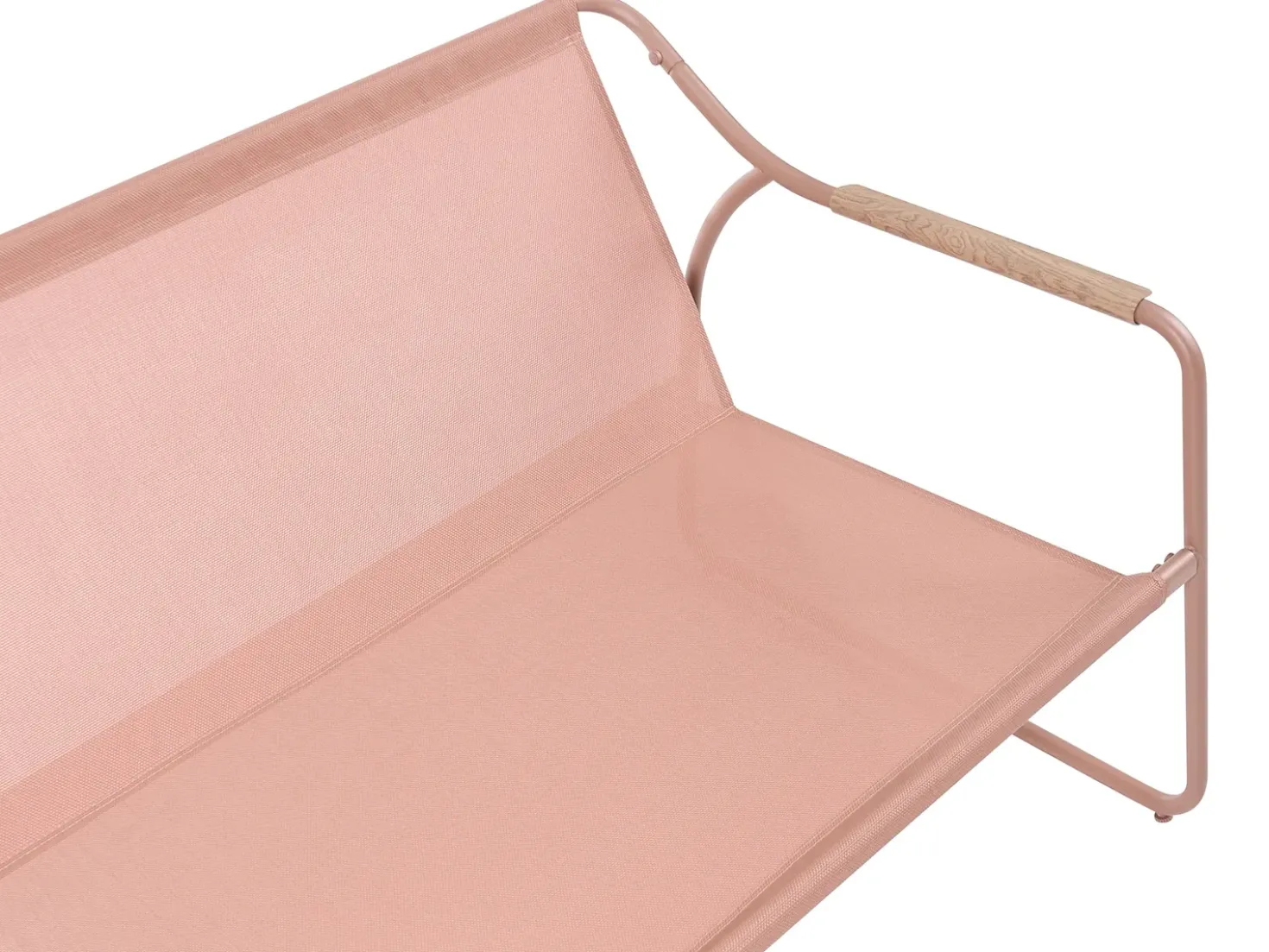 Set da giardino con tavolo 4 posti CALASCIO Metallo Marrone