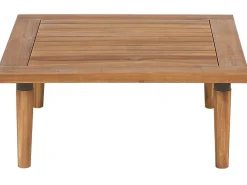 Set da giardino con tavolo 2 posti FRASCATI Modulare Legno di acacia certificato Grigio chiaro