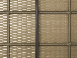 Set da giardino con tavolo 2 posti NOTO Modulare Rattan sintetico (PE) Marrone chiaro