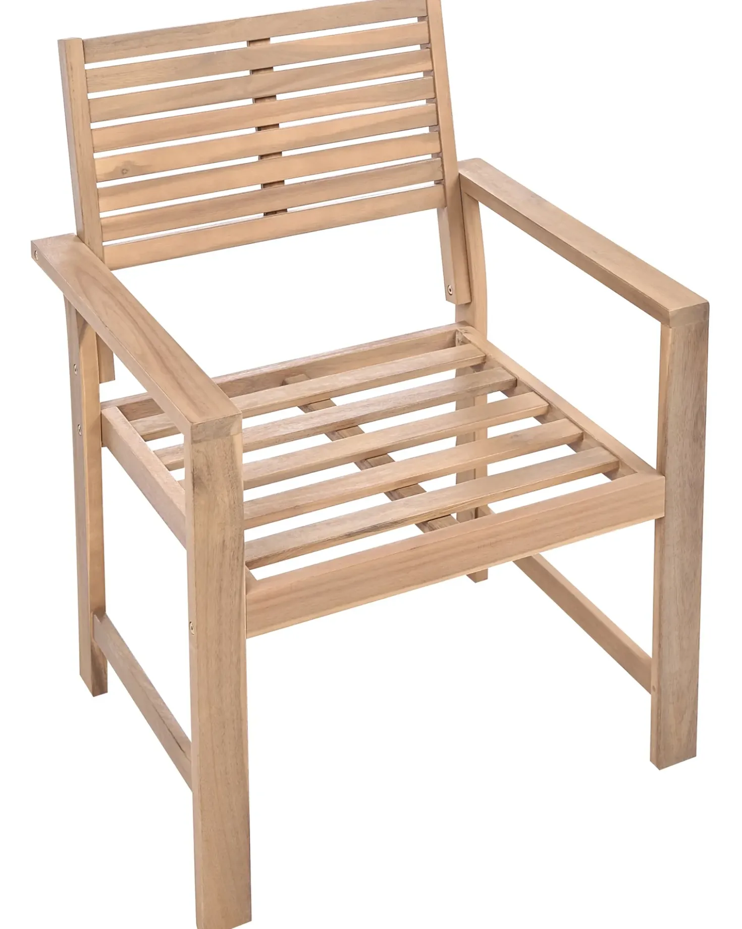 Set da giardino con tavolo 4 posti FIAMES Legno di acacia certificato Grigio