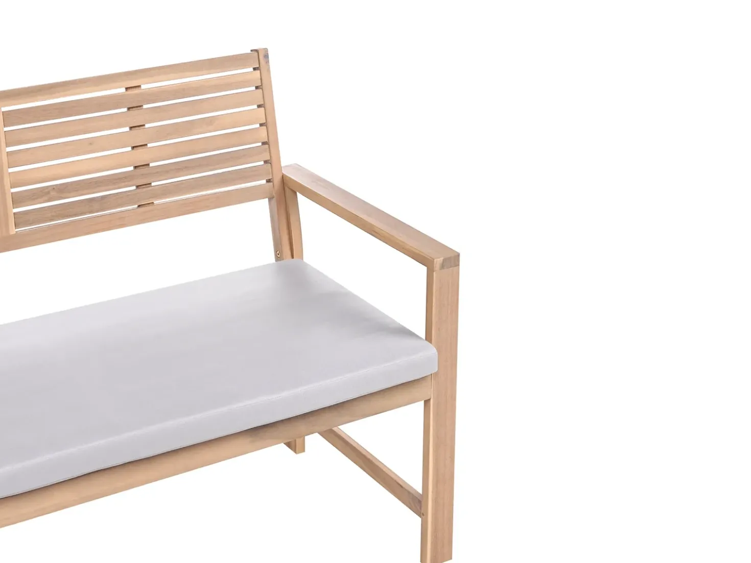 Set da giardino con tavolo 4 posti FIAMES Legno di acacia certificato Grigio