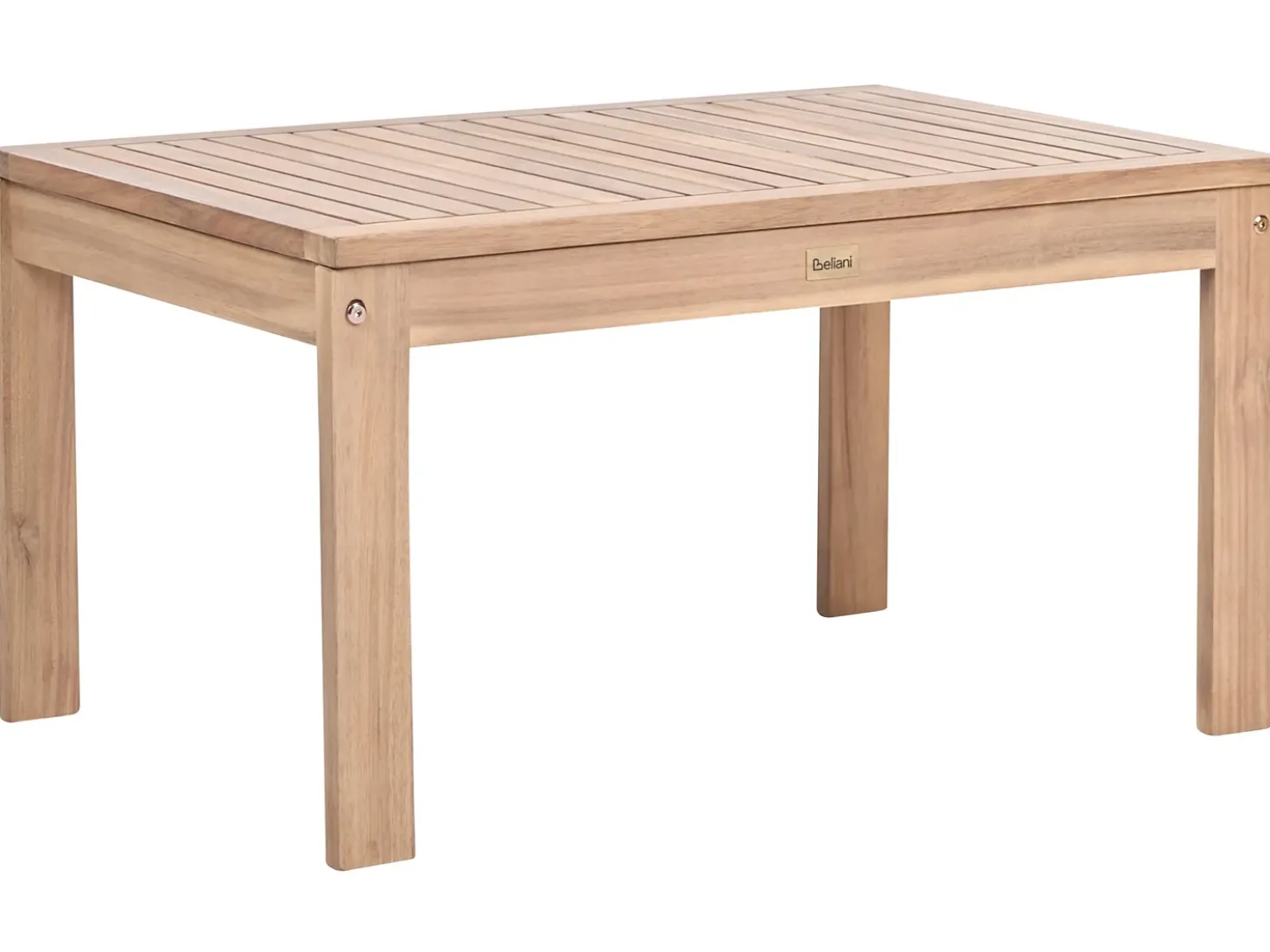Set da giardino con tavolo 4 posti FIAMES Legno di acacia certificato Grigio