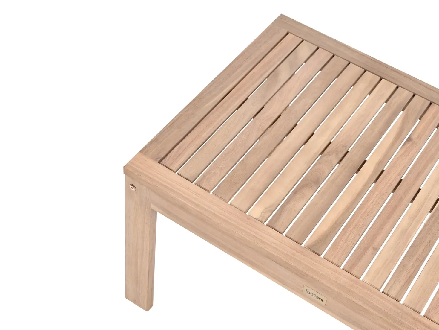Set da giardino con tavolo 4 posti FIAMES Legno di acacia certificato Grigio