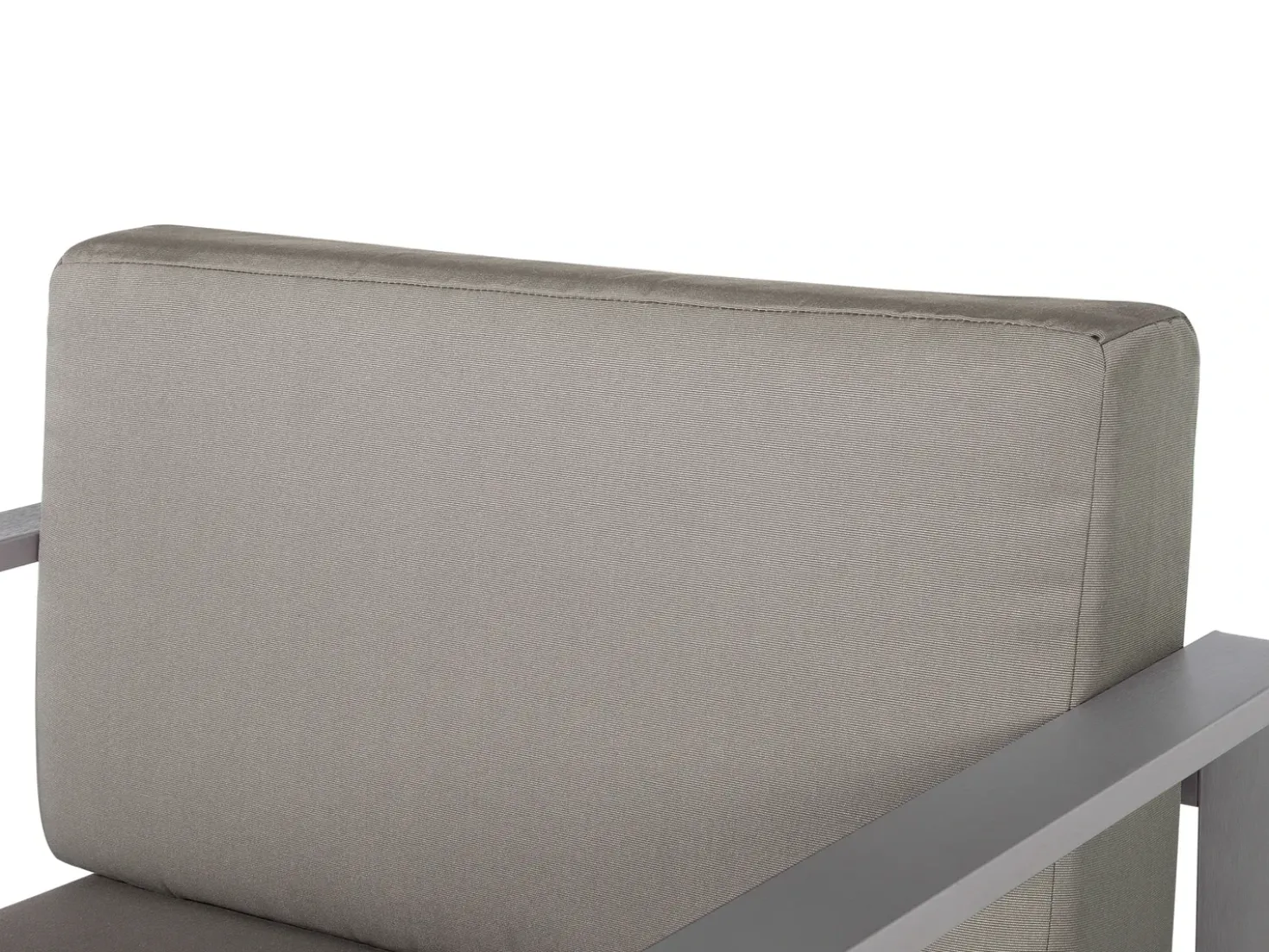 Set da giardino con tavolo 4 posti SALERNO Metallo Grigio scuro