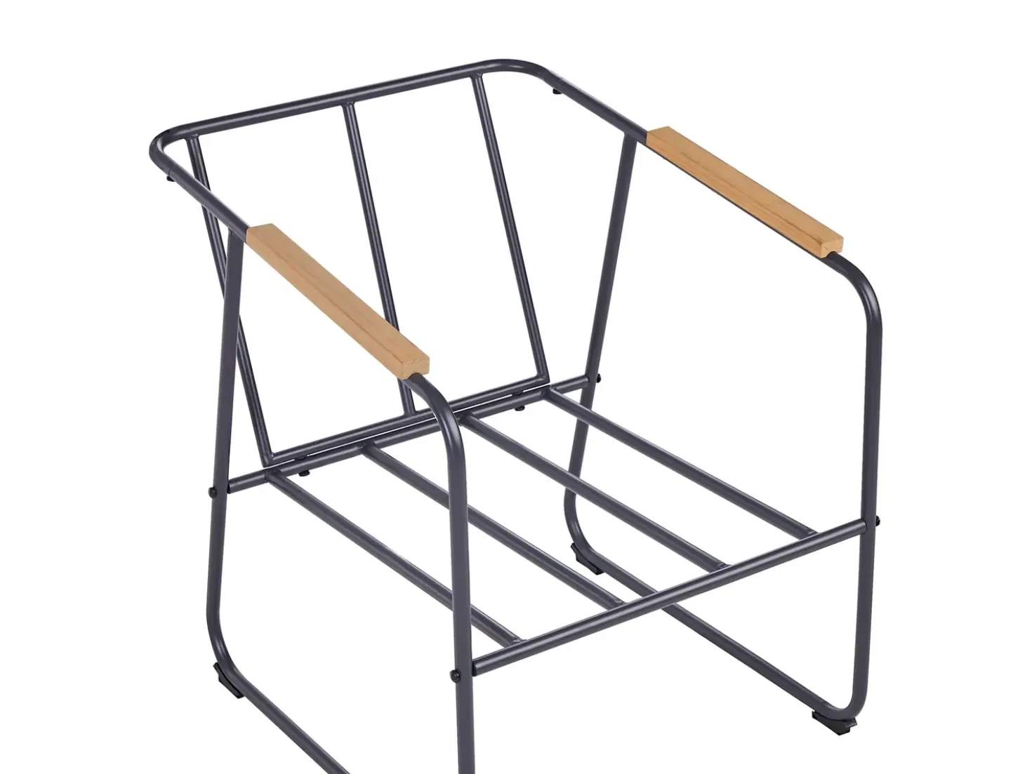 Set da giardino con tavolo 4 posti VEZZANA Metallo Beige chiaro