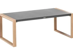 Set da giardino con tavolo 5 posti GELSO Metallo Grigio scuro