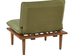 Set da giardino con tavolo 2 posti FRASCATI Modulare Legno di acacia certificato Verde oliva