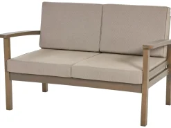 Set da giardino con tavolo 4 posti MANILA Legno di acacia certificato Marrone scuro