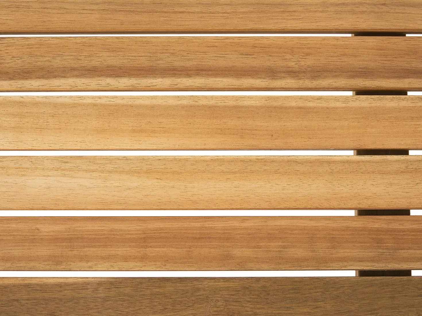 Set da giardino con tavolo 4 posti PACIFIC Legno d'acacia Nero