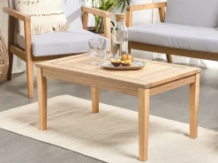 Set da giardino con tavolo 4 posti PALLANO Legno d'acacia Tortora