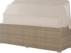 Set da giardino con tavolo 5 posti COCCOLIA Modulare Rattan sintetico (PE) Beige