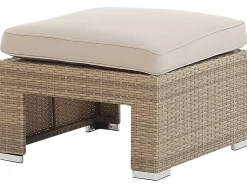 Set da giardino con tavolo 5 posti COCCOLIA Modulare Rattan sintetico (PE) Beige