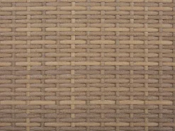 Set da giardino con tavolo 5 posti COCCOLIA Modulare Rattan sintetico (PE) Beige