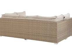 Set da giardino con tavolo 5 posti COCCOLIA Modulare Rattan sintetico (PE) Beige