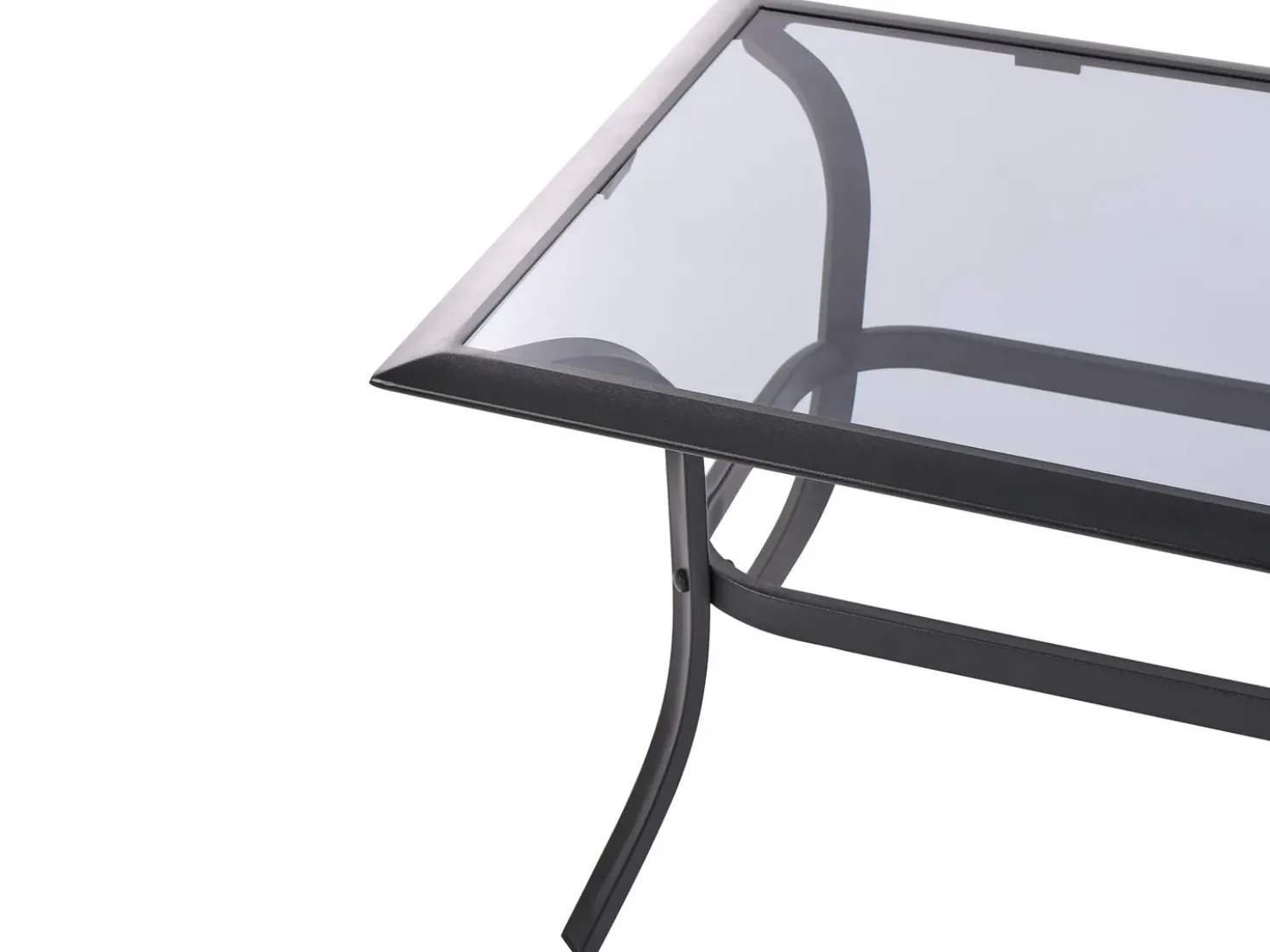 Set da giardino con tavolo 4 posti MESTRINO Metallo Blu