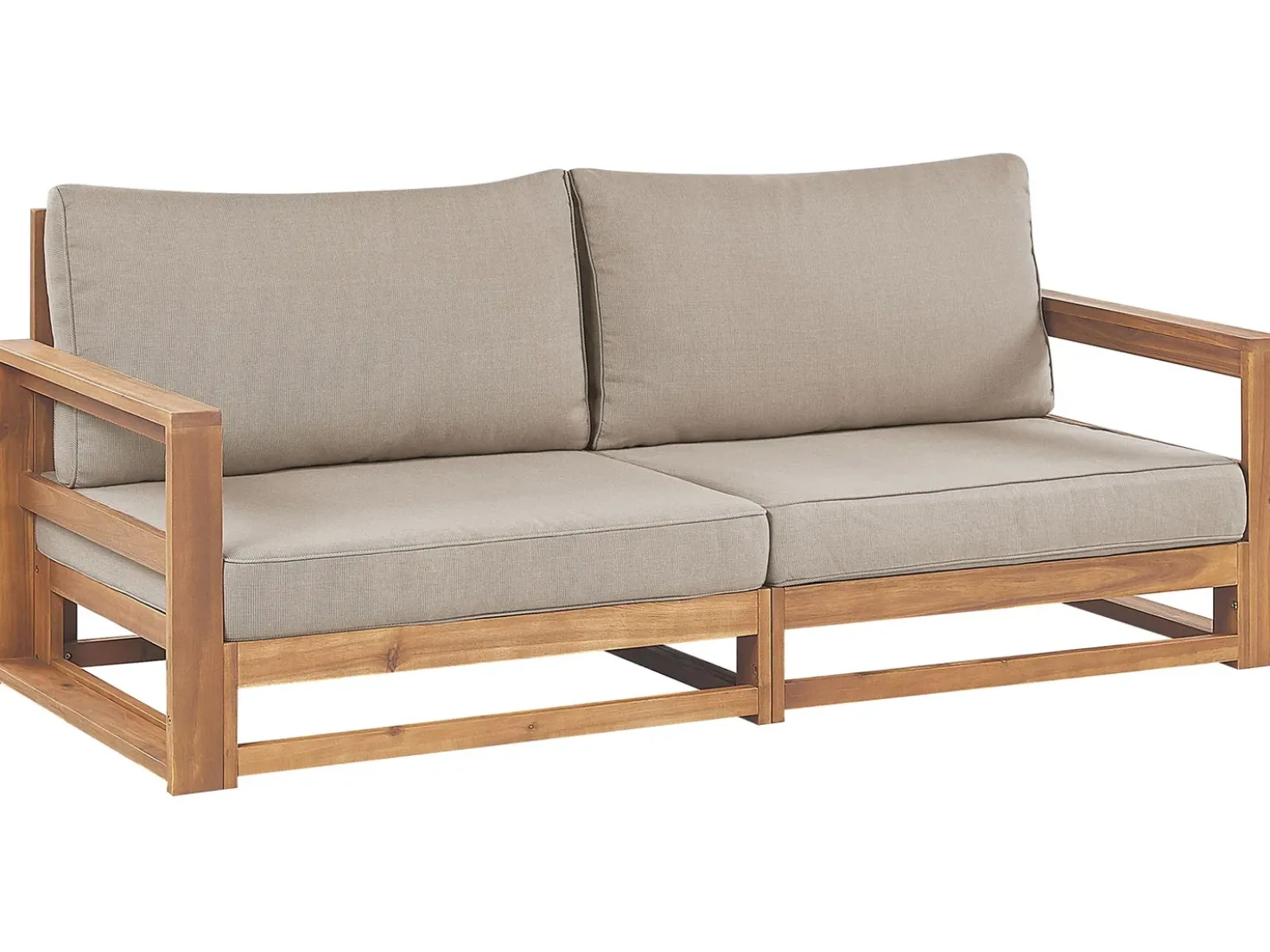 Set da giardino con tavolo 5 posti TIMOR Modulare Legno di acacia certificato Marrone chiaro