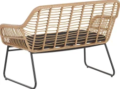Set da giardino con tavolo 4 posti MINORI Rattan sintetico (PE) Beige