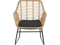 Set da giardino con tavolo 4 posti MINORI Rattan sintetico (PE) Beige