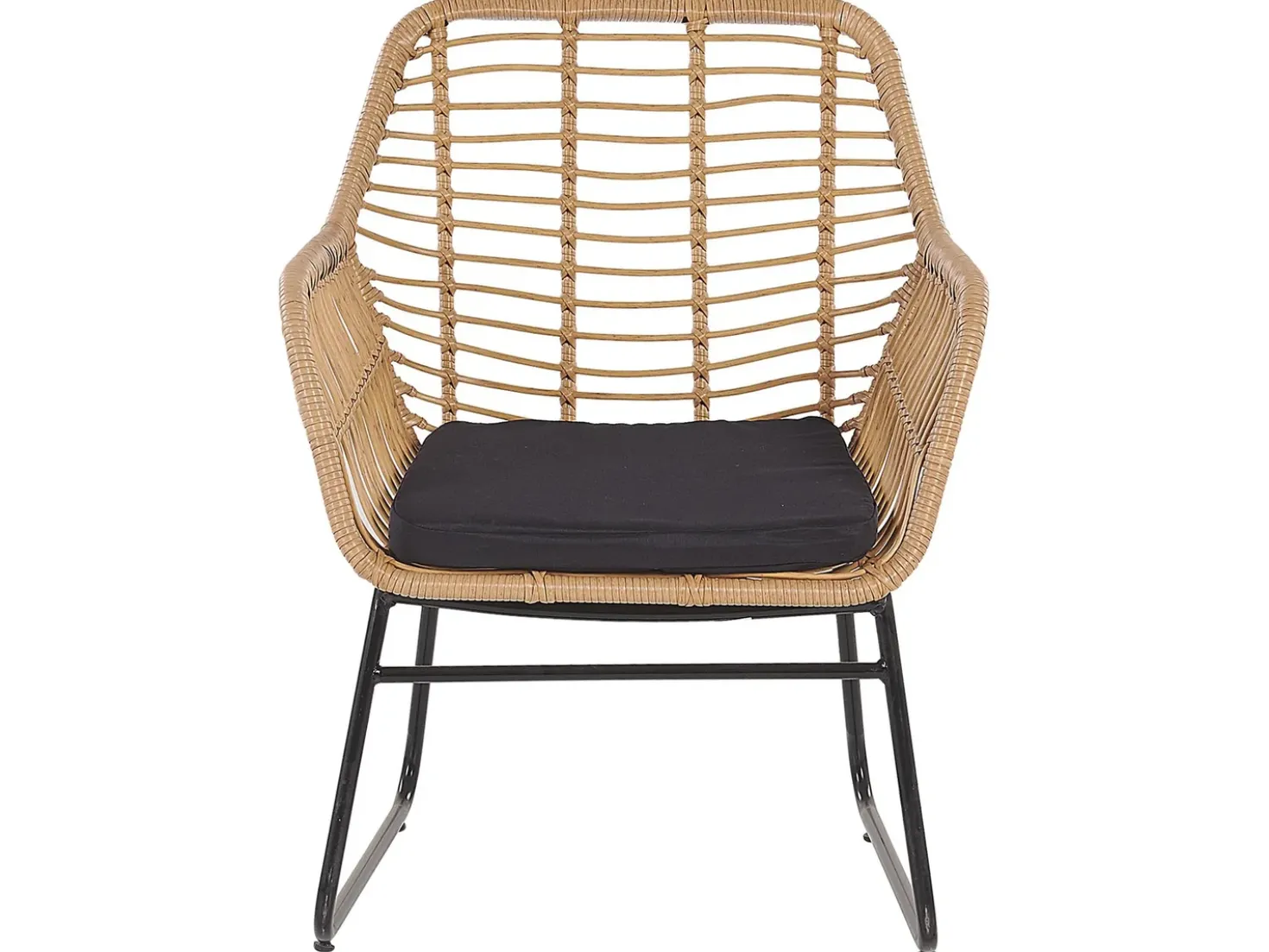 Set da giardino con tavolo 4 posti MINORI Rattan sintetico (PE) Beige