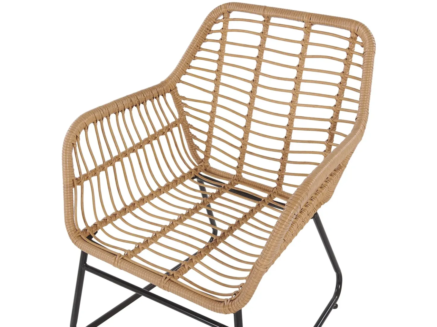 Set da giardino con tavolo 4 posti MINORI Rattan sintetico (PE) Beige