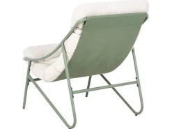 Set da giardino con tavolo 2 posti MOLVENO Metallo Beige/Verde