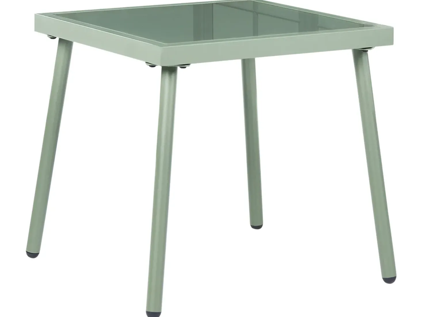 Set da giardino con tavolo 2 posti MOLVENO Metallo Beige/Verde